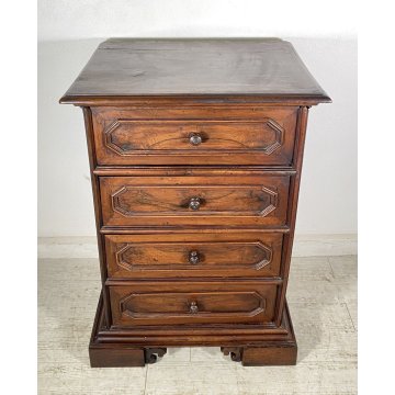 ANTICA CASSETTIERA INGRESSO COMODA DA ENTRATA LEGNO 1700 COMO CREDENZA RIBALTA