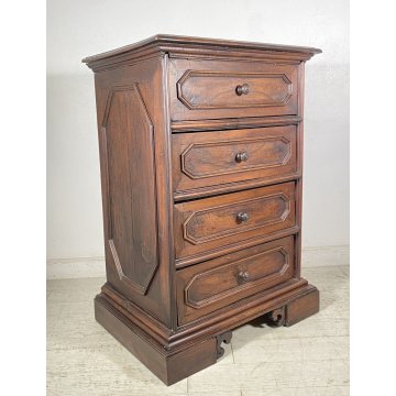 ANTICA CASSETTIERA INGRESSO COMODA DA ENTRATA LEGNO 1700 COMO CREDENZA RIBALTA