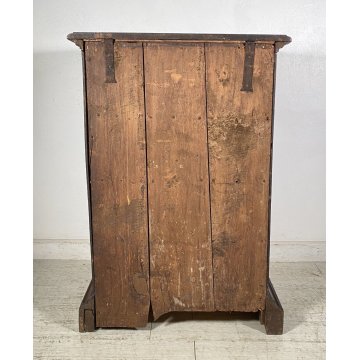 ANTICA CASSETTIERA INGRESSO COMODA DA ENTRATA LEGNO 1700 COMO CREDENZA RIBALTA