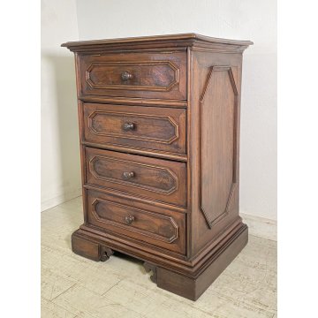 ANTICA CASSETTIERA INGRESSO COMODA DA ENTRATA LEGNO 1700 COMO CREDENZA RIBALTA