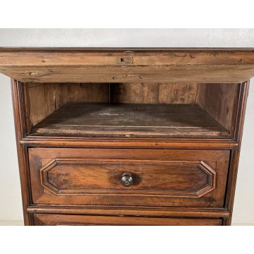 ANTICA CASSETTIERA INGRESSO COMODA DA ENTRATA LEGNO 1700 COMO CREDENZA  RIBALTA