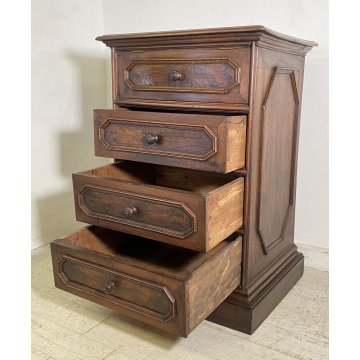 ANTICA CASSETTIERA INGRESSO COMODA DA ENTRATA LEGNO 1700 COMO CREDENZA RIBALTA