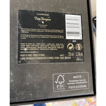 VINO BRUT Champagne DOM PERIGNON 2009 VINTAGE NUOVO SCATOLA 750 ML BROCHURE