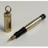 INVICTA Antica Penna Stilografica RETRATTILE Safety ORO 18kr OLD FOUNTAIN PEN