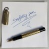 INVICTA Antica Penna Stilografica RETRATTILE Safety ORO 18kr OLD FOUNTAIN PEN
