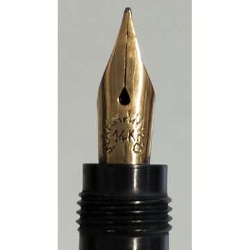 INVICTA Antica Penna Stilografica RETRATTILE Safety ORO 18kr OLD FOUNTAIN PEN