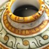 ANTICO PICCOLO VASO MONOFIORE CERAMICA Molaroni Pesaro MOTIVO RINASCIMENTALE