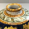 ANTICO PICCOLO VASO MONOFIORE CERAMICA Molaroni Pesaro MOTIVO RINASCIMENTALE