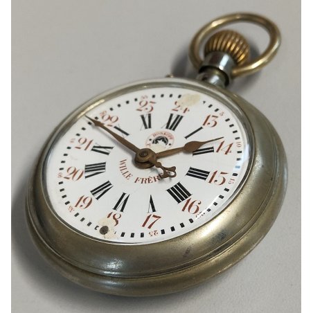 GRANDE ANTICO OROLOGIO TASCA Roskopf Wille Freres EPOCA 900 OLD POCKET WATCH