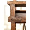 ANTICA SEDIA SCALA LEGNO NOCE 4 GRADINI PIEGHEVOLE BIBLIOTECA LIBRERIA Primo 900