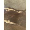 ANTICO QUADRO OLIO Moretti Foggia PAESAGGIO ALPINO Monte Rosa ALPE PEDRIOLA 1929