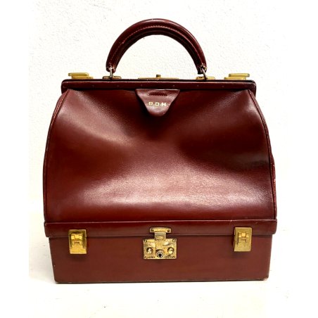 RARA BORSA DONNA Hermès Paris pelle vintage VALIGETTA da MEDICO BAG