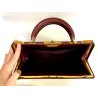 RARA BORSA DONNA Hermès Paris pelle vintage VALIGETTA da MEDICO BAG