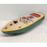 RARO Arnold MOTOSCAFO antico giocattolo latta OLD SPEED BOAT TIN TOY anni 40