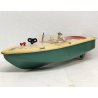 RARO Arnold MOTOSCAFO antico giocattolo latta OLD SPEED BOAT TIN TOY anni 40