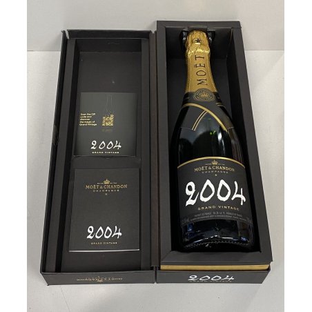 VINO CHAMPAGNE MOET & CHANDON 2004 grand vintage box francia 750 ml bottiglia