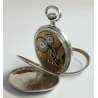 ANTICO OROLOGIO TASCA Longines ARGENTO 800 epoca 1900 OLD SILVER POCKET WATCH