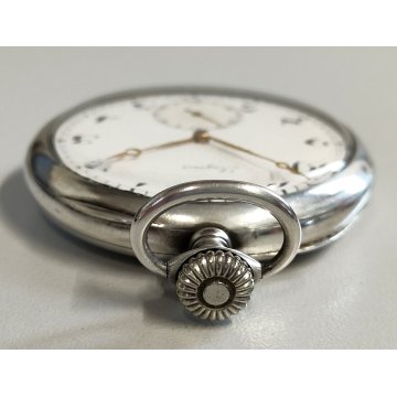 ANTICO OROLOGIO TASCA Longines ARGENTO 800 epoca 1900 OLD SILVER POCKET WATCH