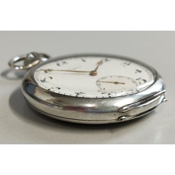 ANTICO OROLOGIO TASCA Longines ARGENTO 800 epoca 1900 OLD SILVER POCKET WATCH