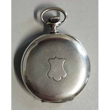 ANTICO OROLOGIO TASCA Longines ARGENTO 800 epoca 1900 OLD SILVER POCKET WATCH