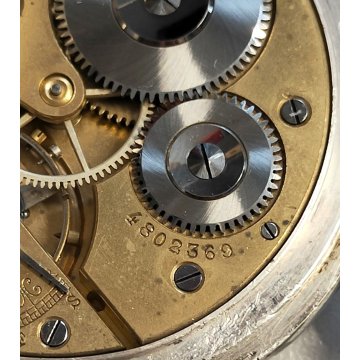 ANTICO OROLOGIO TASCA Longines ARGENTO 800 epoca 1900 OLD SILVER POCKET WATCH