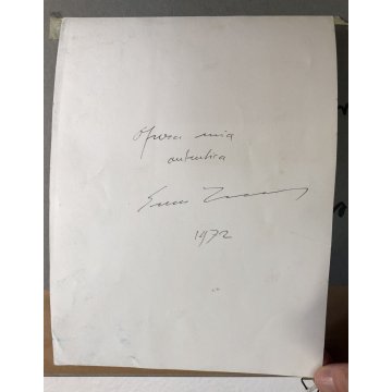 DIPINTO OLIO Ernesto Treccani RITRATTO ASTRATTO VOLTO FIGURA FOTO AUTENTICA 1972