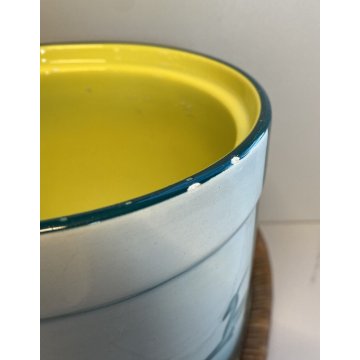 ANTICO VASO con COPERCHIO CERAMICA SECCHIELLO VASETTO Galvani Pordenone 1926