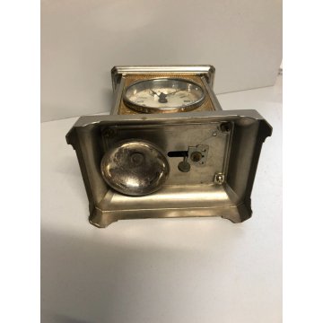 ANTICO OROLOGIO Marescialla OFFICIER PENDULETTE Sveglia Viaggio DESK CLOCK old