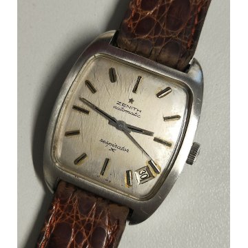 ANTICO OROLOGIO POLSO Zenith Automatic Respirator X ANNI 60 VINTAGE WRIST WATCH