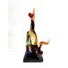 GRANDE SCULTURA VETRO MURANO FIGURE ART SCULPTURE MAN WOMAN LOVERS DANCERS '900