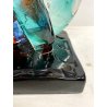 GRANDE SCULTURA VETRO MURANO FIGURE ART SCULPTURE MAN WOMAN LOVERS DANCERS '900