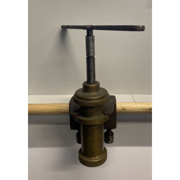 ANTICA TRAFILA IN BRONZO 4 FORMATI PASTA CUCINA STAMPO TORCHIO STRUMENTO EPOCA