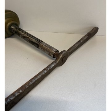 ANTICA TRAFILA IN BRONZO 4 FORMATI PASTA CUCINA STAMPO TORCHIO STRUMENTO EPOCA