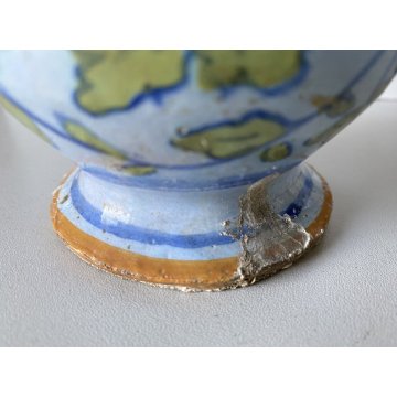 ANTICO ALBARELLO CERAMICA FARMACIA "ABCINTIO"? FOGLIACEO SAVONA VASO MEDICO OLD