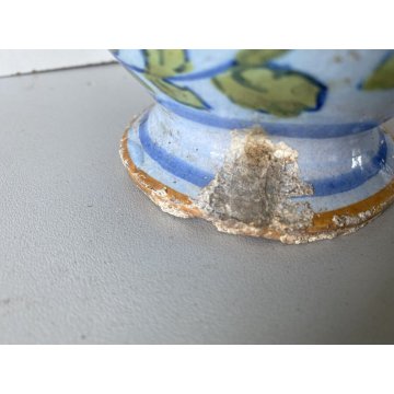 ANTICO ALBARELLO CERAMICA FARMACIA "ABCINTIO"? FOGLIACEO SAVONA VASO MEDICO OLD