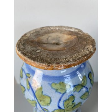 ANTICO ALBARELLO CERAMICA FARMACIA "ABCINTIO"? FOGLIACEO SAVONA VASO MEDICO OLD