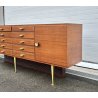 CREDENZA DESIGN MOBILE ANNI 70 SIDEBOARD VINTAGE LEGNO IMPIALLACCIATA DISPENSA