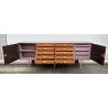 CREDENZA DESIGN MOBILE ANNI 70 SIDEBOARD VINTAGE LEGNO IMPIALLACCIATA DISPENSA
