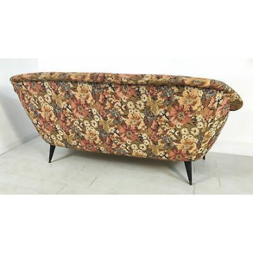 DIVANO DESIGN ITALIA ‘40 RIF. GIÒ PONTI SOFA POLTRONA VINTAGE EPOCA MID-MODERN
