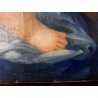 ANTICO DIPINTO RITRATTO MADONNA con GESU' BAMBINO MATERNITA' NATIVITA' RELIGIOSO