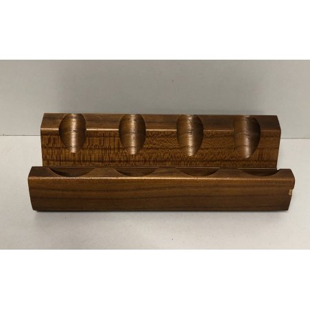 PORTA PIPE 4pz TABACCO LEGNO VINTAGE STAND PIPES HOLDER ANNI 70