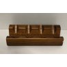 PORTA PIPE 4pz TABACCO LEGNO VINTAGE STAND PIPES HOLDER ANNI 70
