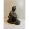 SCULTURA  TUTTOTONDO BRONZO FIGURA NUDO DONNA ITALIA  firmata St. Pillati BRONZE