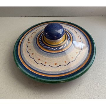 ANTICO ALBARELLO CERAMICA FARMACIA "boccioni" FOGLIACEO BETONICA VASO MEDICO OLD