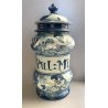 ANTICO ALBARELLO CERAMICA FARMACIA PAESAGGIO BETONICA VASO MEDICO ALBISOLA PUTTO