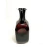 VASO BIANSATO VETRO SOFFIATO AMETISTA Blenko DESIGN MID CENTURY HANDLE VASE USA