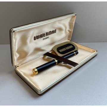 PENNA STILOGRAFICA WATERMAN LADY CHARLOTTE FOUNTAIN PEN NERO ORO STILO TASCABILE