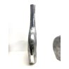 COPPIA GRANDE VASO DECORATIVO ALLUMINIO TEXTURE ETNICA MODERN DESIGN 50/60 cm/h