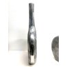 COPPIA GRANDE VASO DECORATIVO ALLUMINIO TEXTURE ETNICA MODERN DESIGN 50/60 cm/h