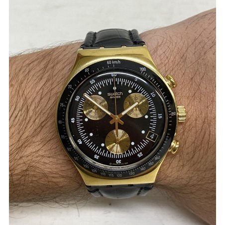 OROLOGIO SWATCH IRONY CHRONO 007 JAMES BOND 40th anniversary  QUARTZ ACCIAIO